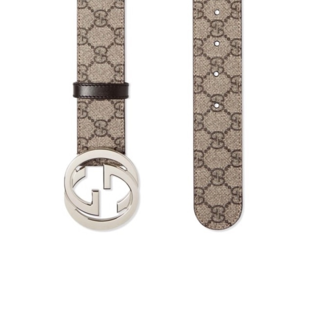 ❌SOLD❌Gucci GG Supreme Belt w/ Interlocking G - Picture 2 of 2